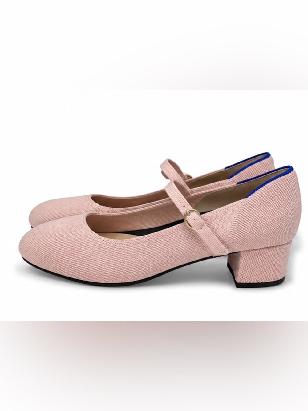 NWT Rothy's The Mary Jane Heel Ballerina Pink Block Heel Size 8